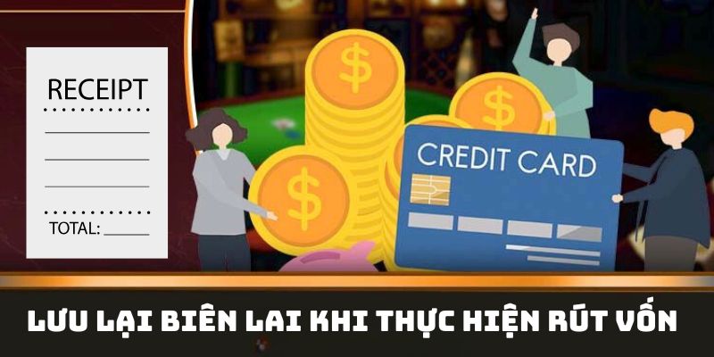 Chú ý chụp lại biên lai khi giao dịch tài chính 